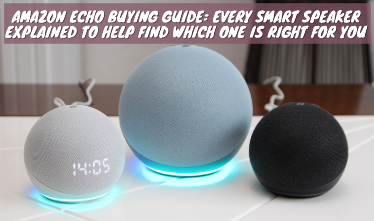 Amazon Echo buying guide Every smart speaker explained to help find which one is right for you